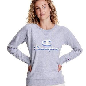 NWOT CHAMPION Powerblend Double Logo Classic Crew Pullover Sweatshirt